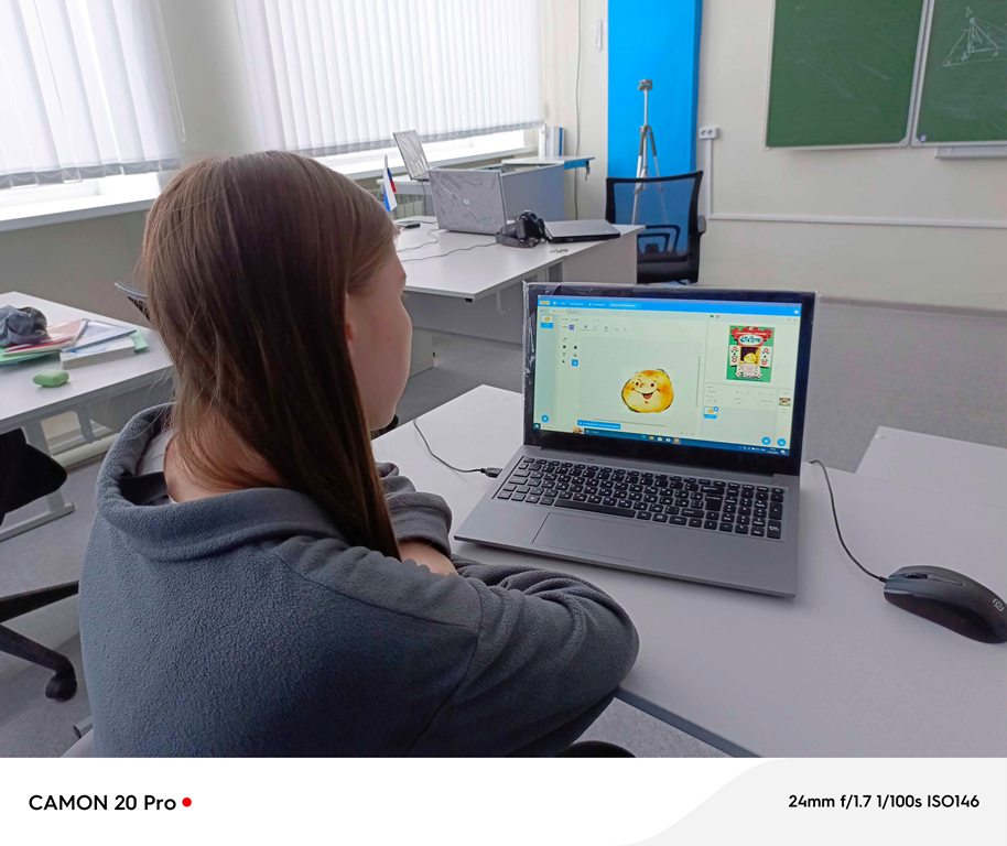 открытое занятие «Русская народная сказка «Колобок» в Scratch»